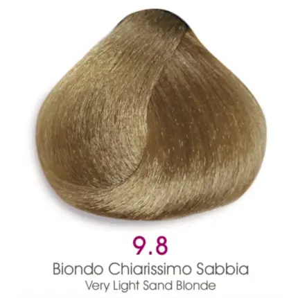 TMT Milano Art Collection Crema Colorante Luminacolor 9.8 Rubio Muy Claro Arena 100ml - 1